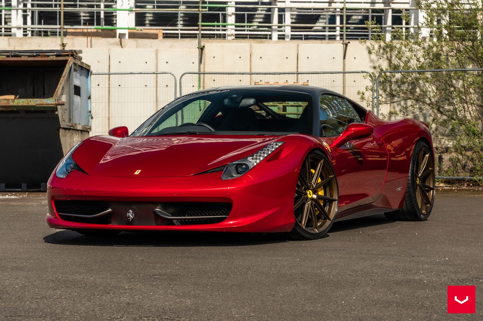 Vossen Forged HFX-2 (5-lug) on Ferrari 458 F142