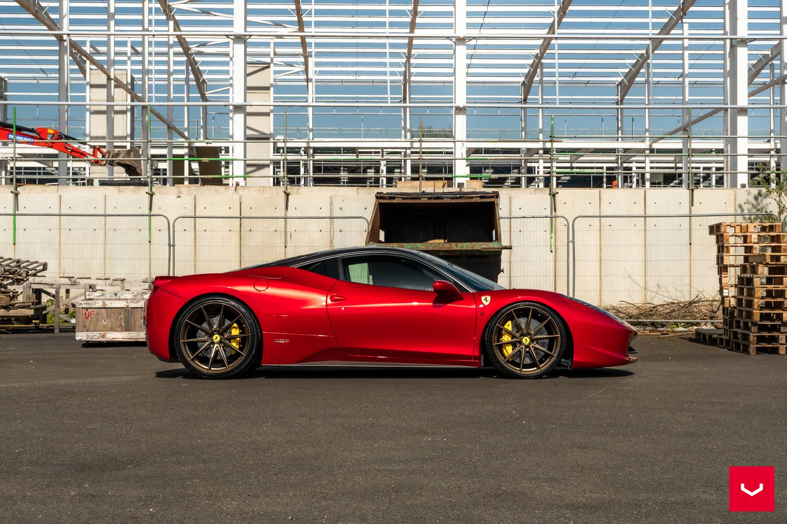 Vossen Forged HFX-2 (5-lug) on Ferrari 458 F142, photo 2