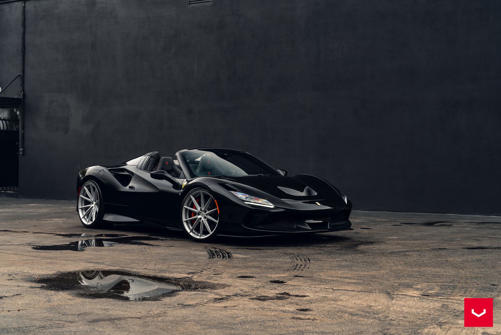 Vossen Forged HFX-2 (5-lug) on Ferrari F8 F142MFL