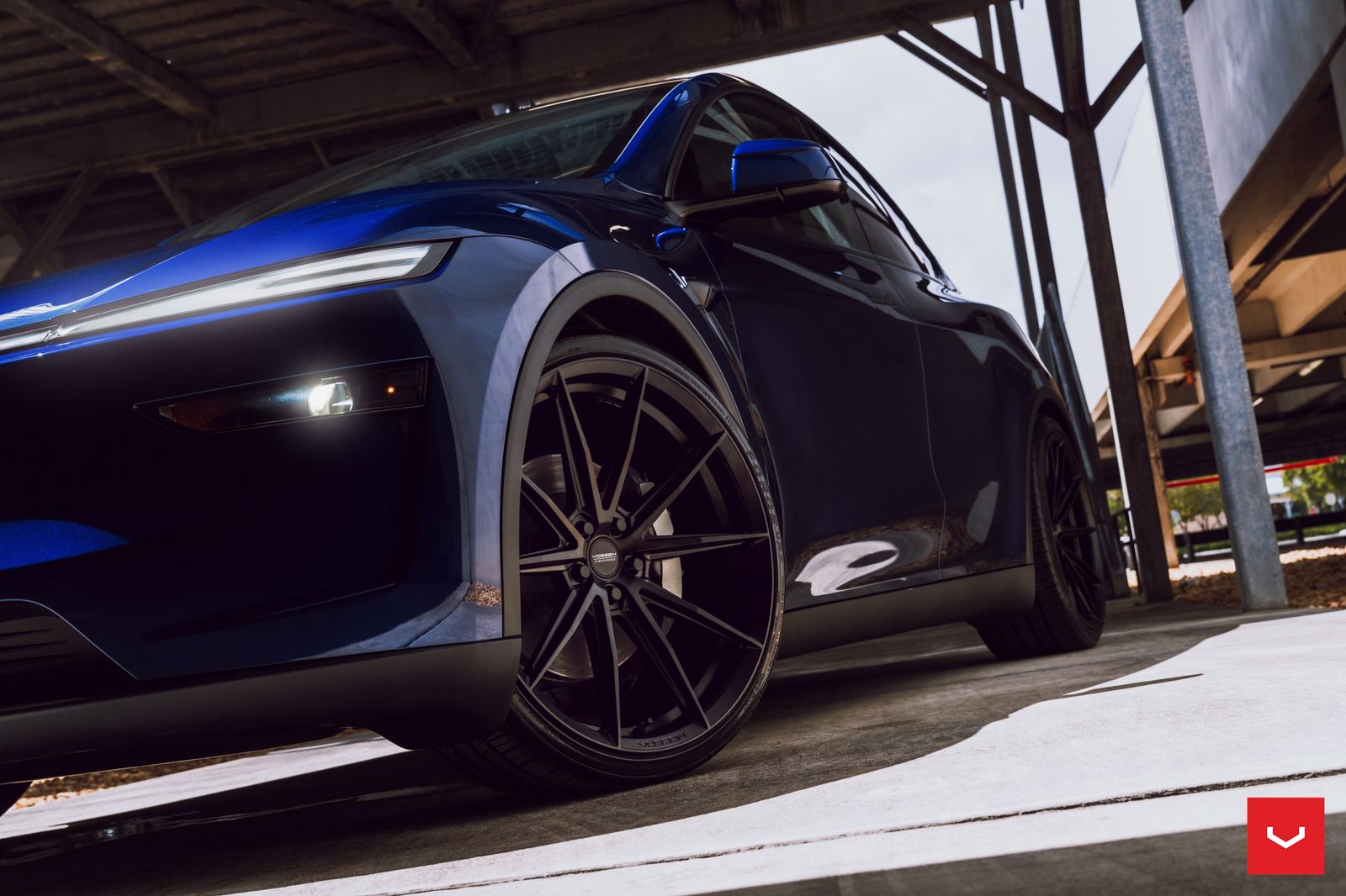 Vossen Forged HFX-2 (5-lug) on Tesla Model Y Original (2020-), photo 2