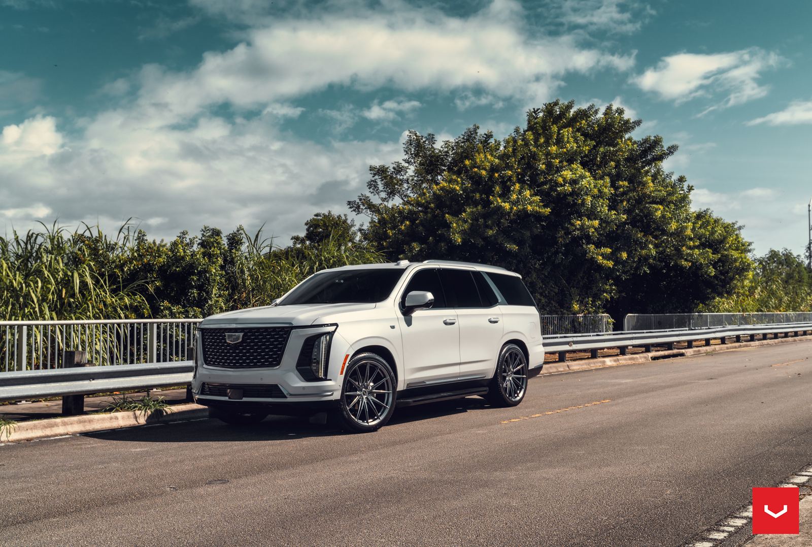 Vossen Forged HFX-2 (6-lug) on Cadillac Escalade 5th gen (GMT T1XX)