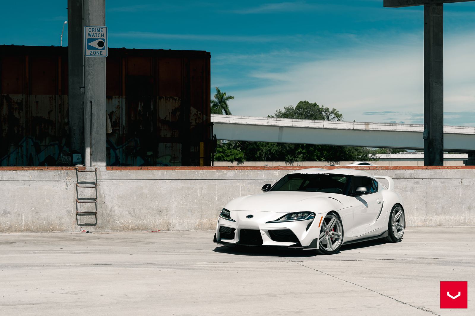 Vossen Forged HF-1 on Toyota Supra A90