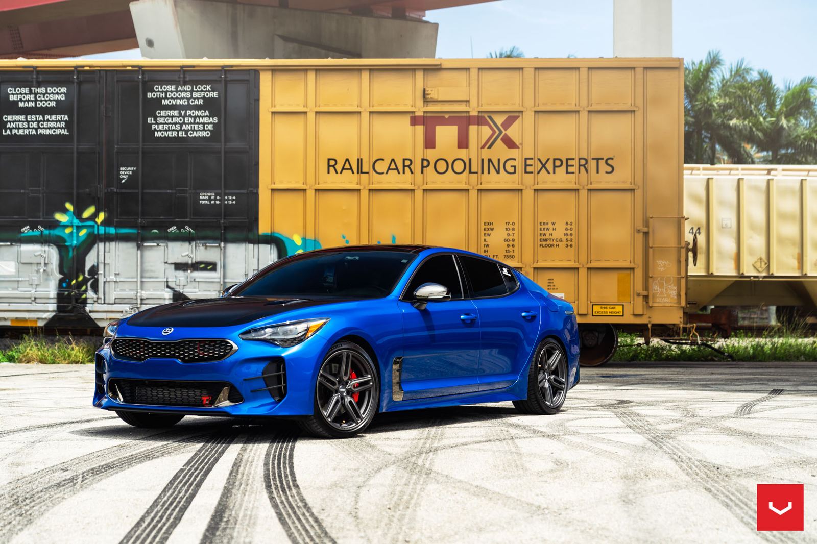 Vossen Forged HF-1 on Kia Stinger CK (1st gen).1