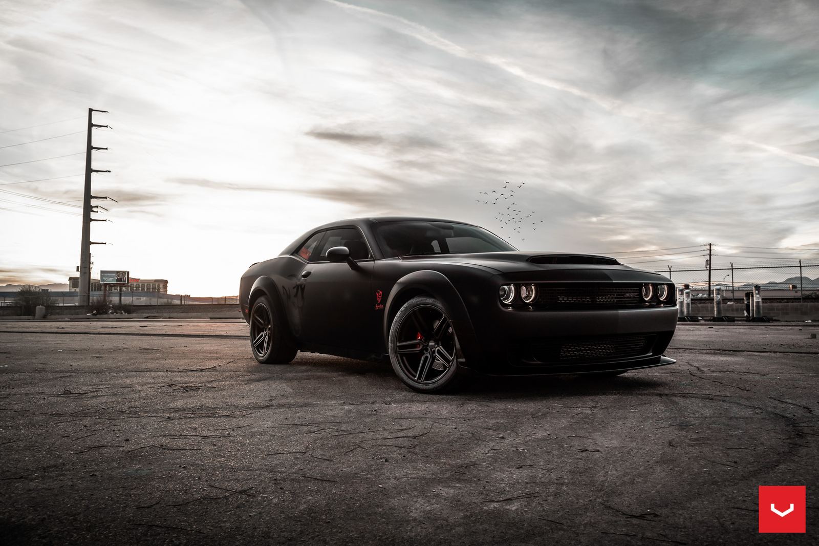 Vossen Forged HF-1 on Dodge Challenger LC (3rd gen)