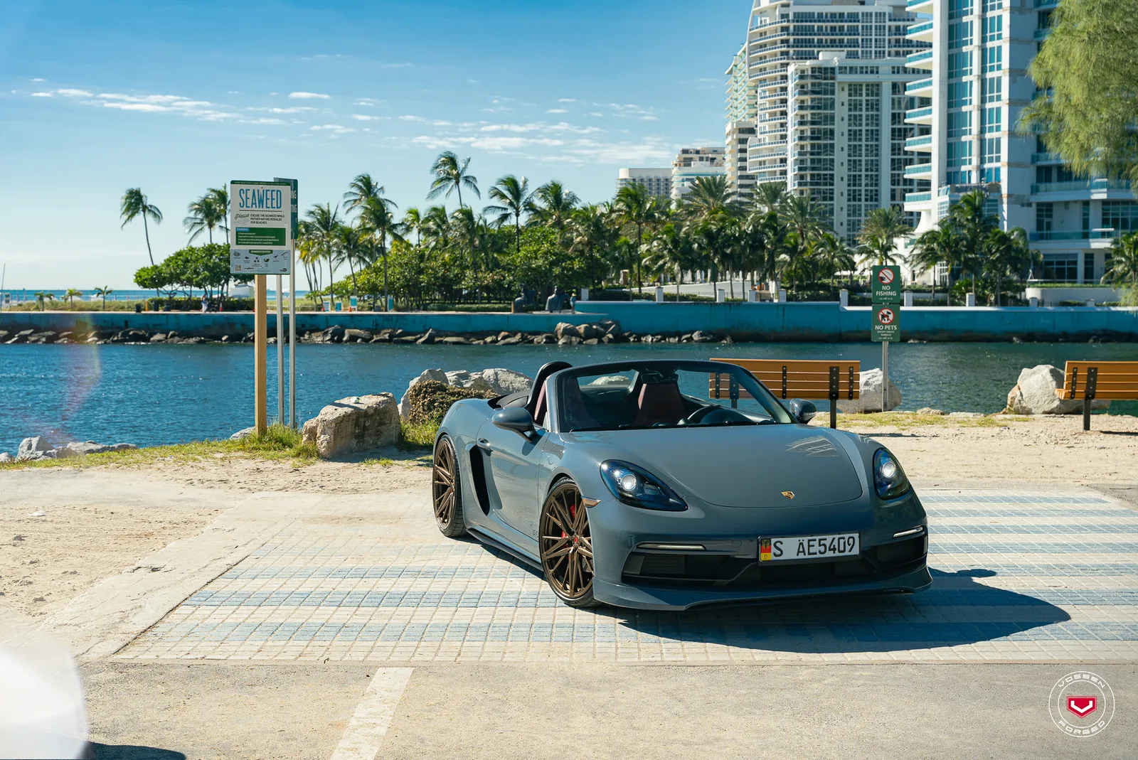 Vossen Forged M-X6 on Porsche Boxster 982
