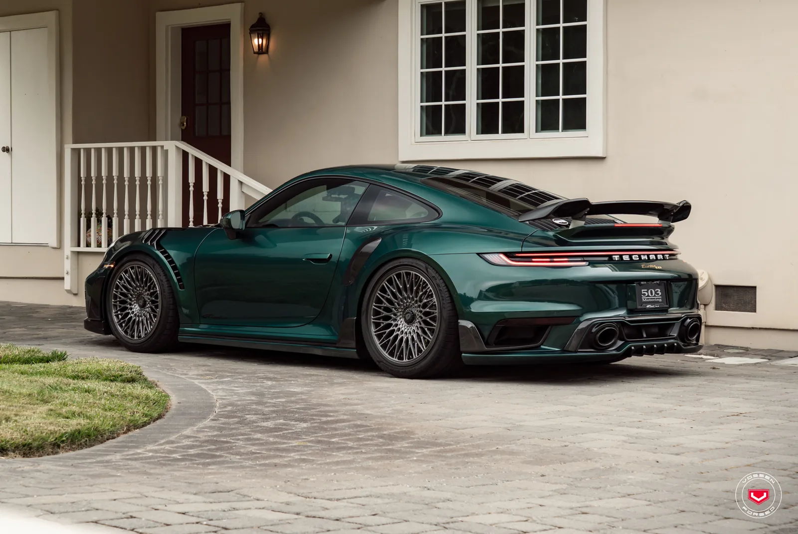 Vossen Forged S21-09 Carbon on Porsche 911 992.1, photo 2
