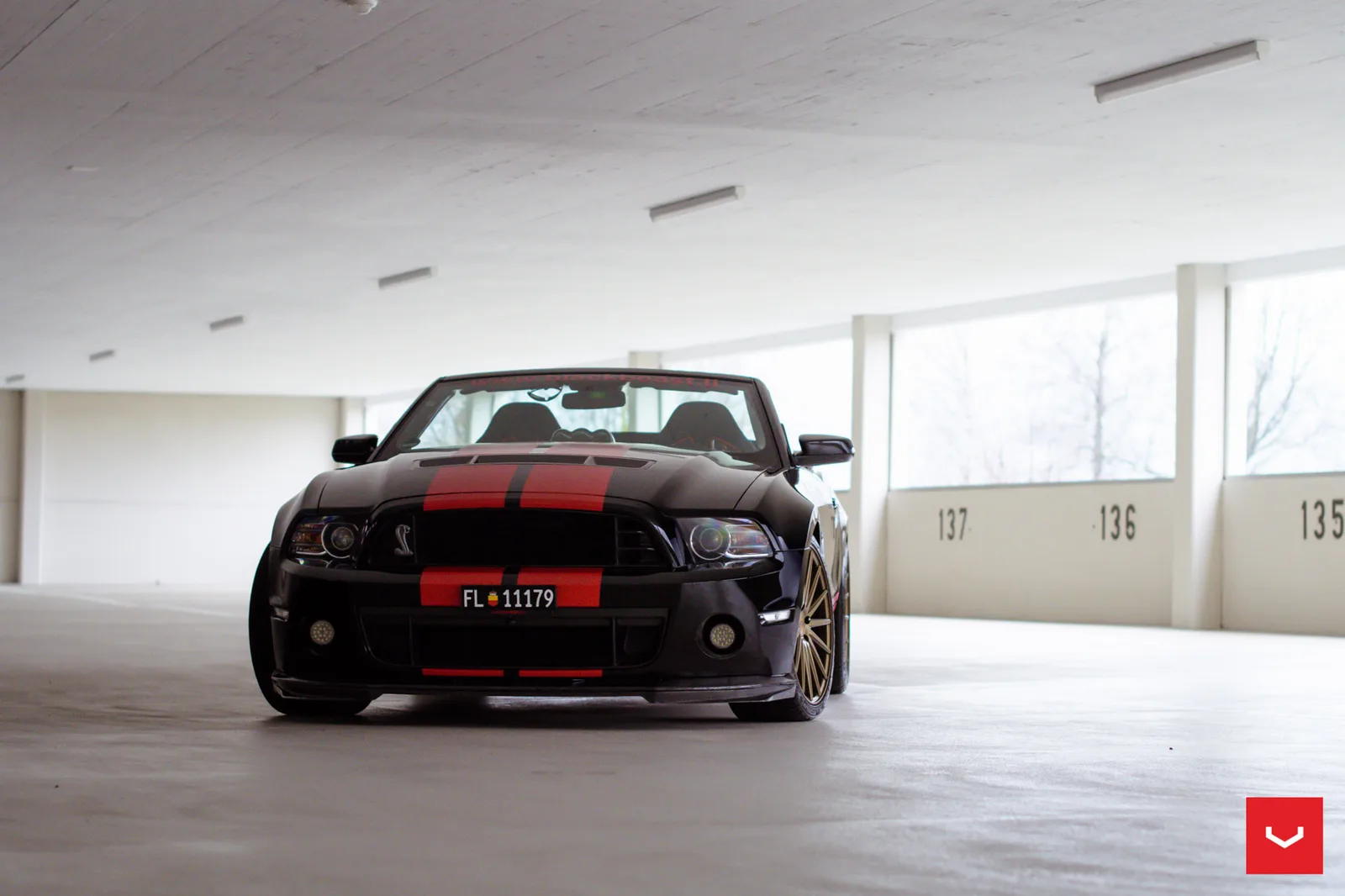 Vossen Forged VFS-2 on Ford Mustang S197.1, photo 2