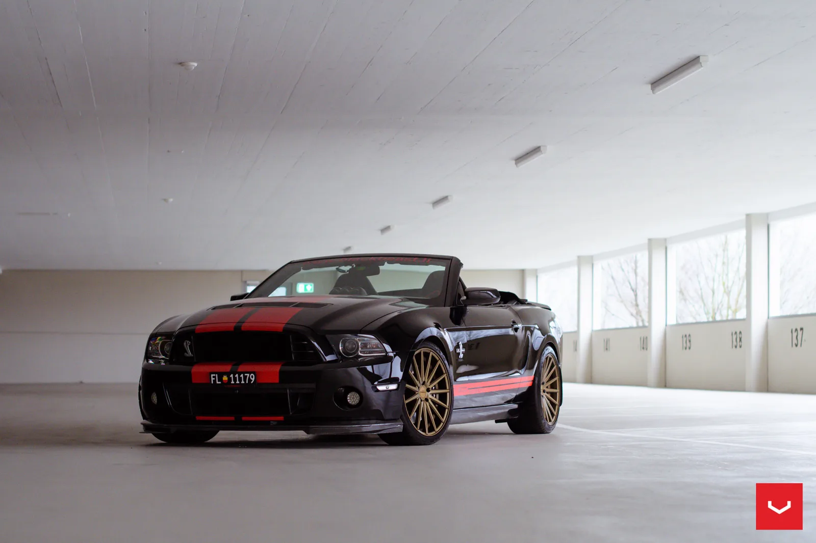 Vossen Forged VFS-2 on Ford Mustang S197.1