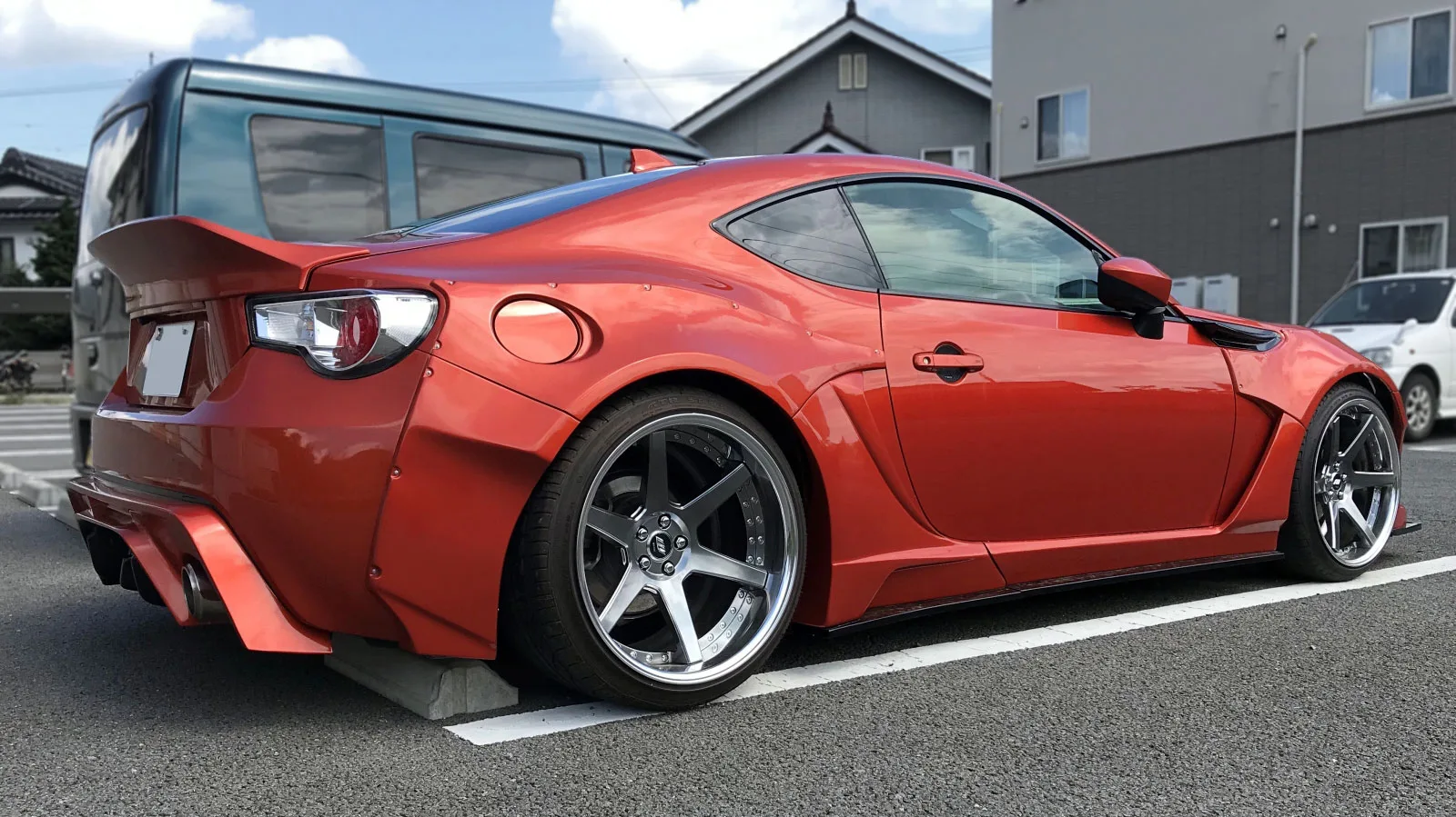 Work Back Label Zeast BST1 on Toyota 86 ZN6.1