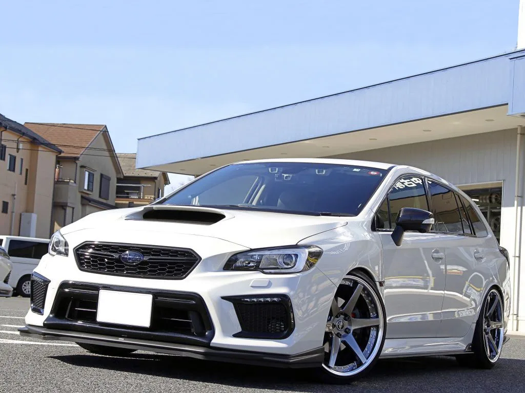 Work Back Label Zeast BST1 on Subaru Levorg VM.1