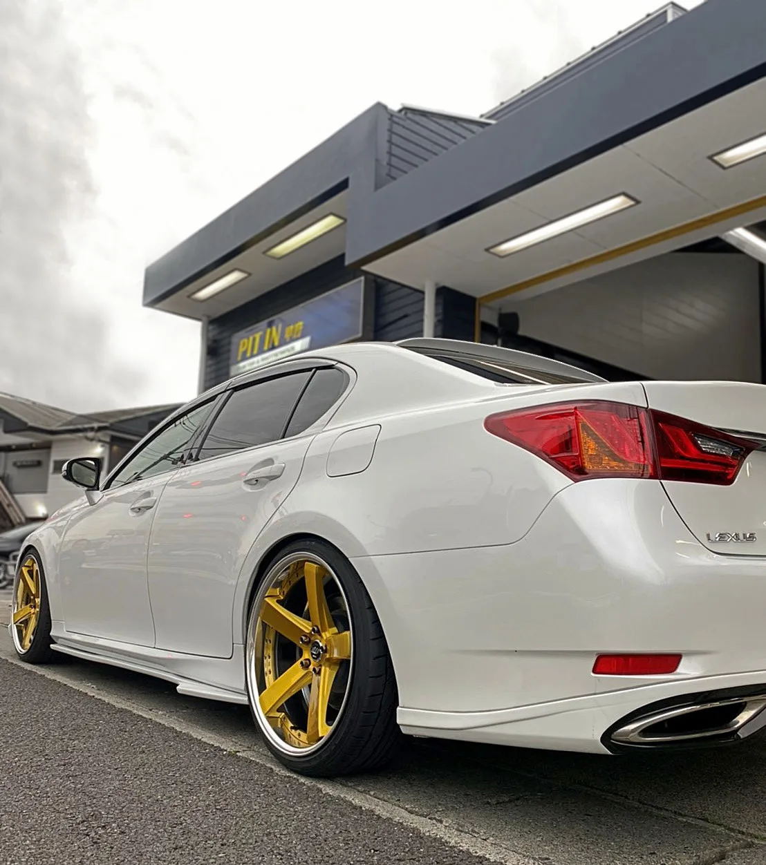 Work Back Label Zeast BST2 on Lexus GS L10