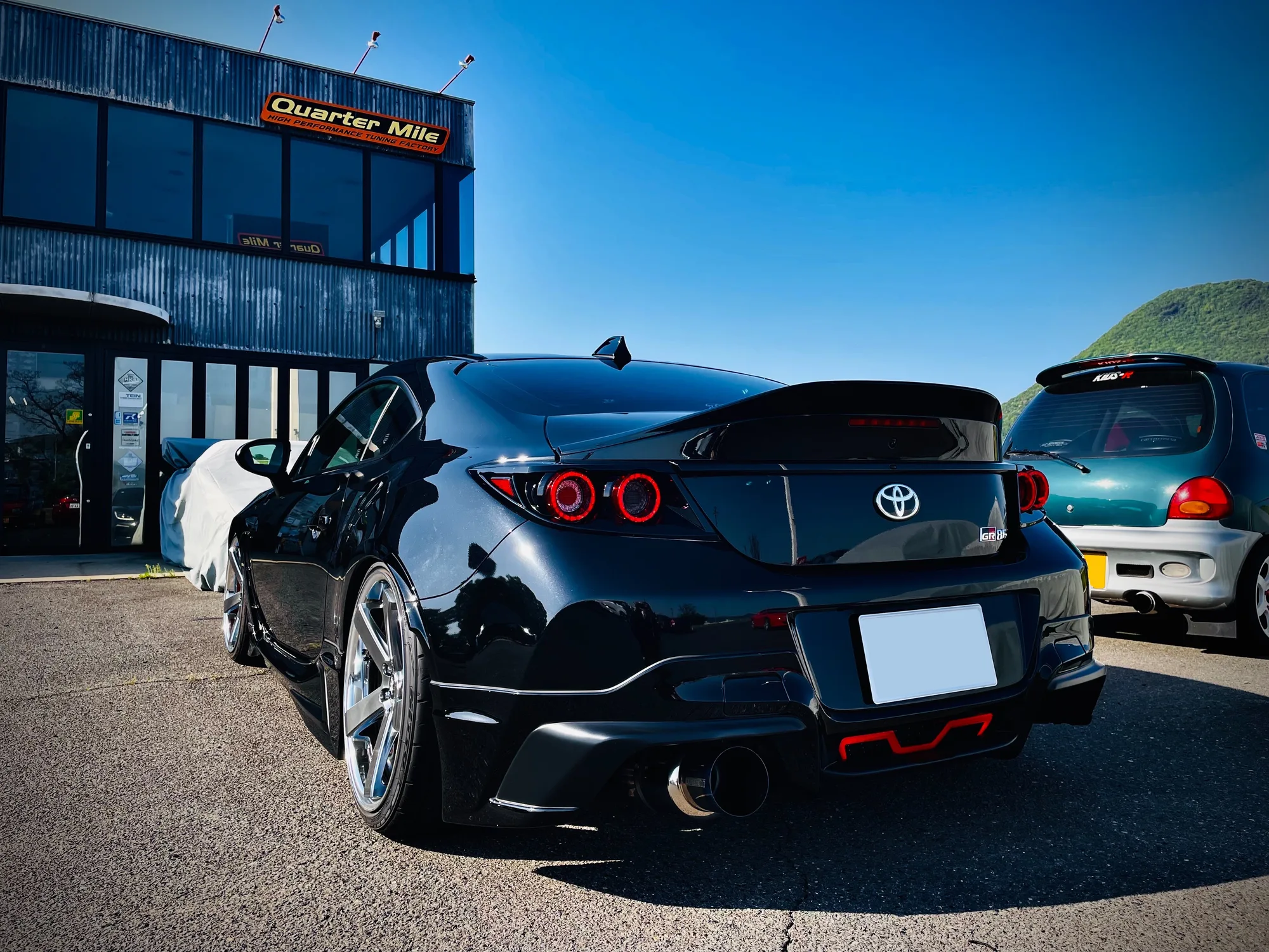 Work Back Label Zeast BST2 on Toyota 86 ZN6.1