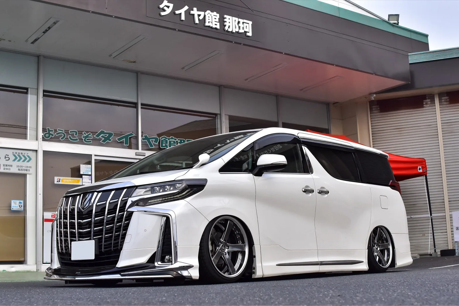 Work Back Label Zeast BST2 on Toyota Vellfire AH30, photo 9