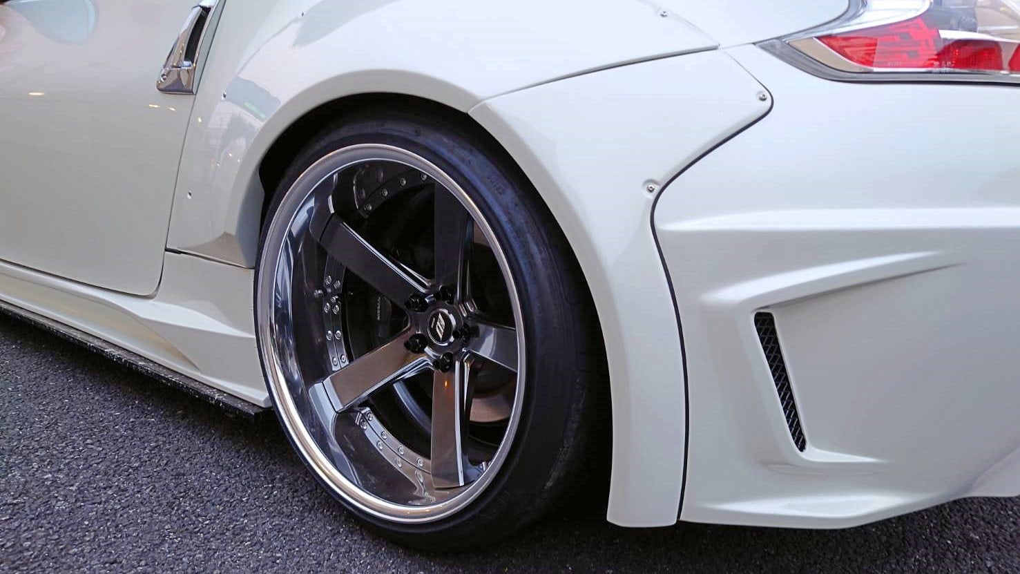 Work Back Label Zeast BST2 on Nissan 370Z Z34.1