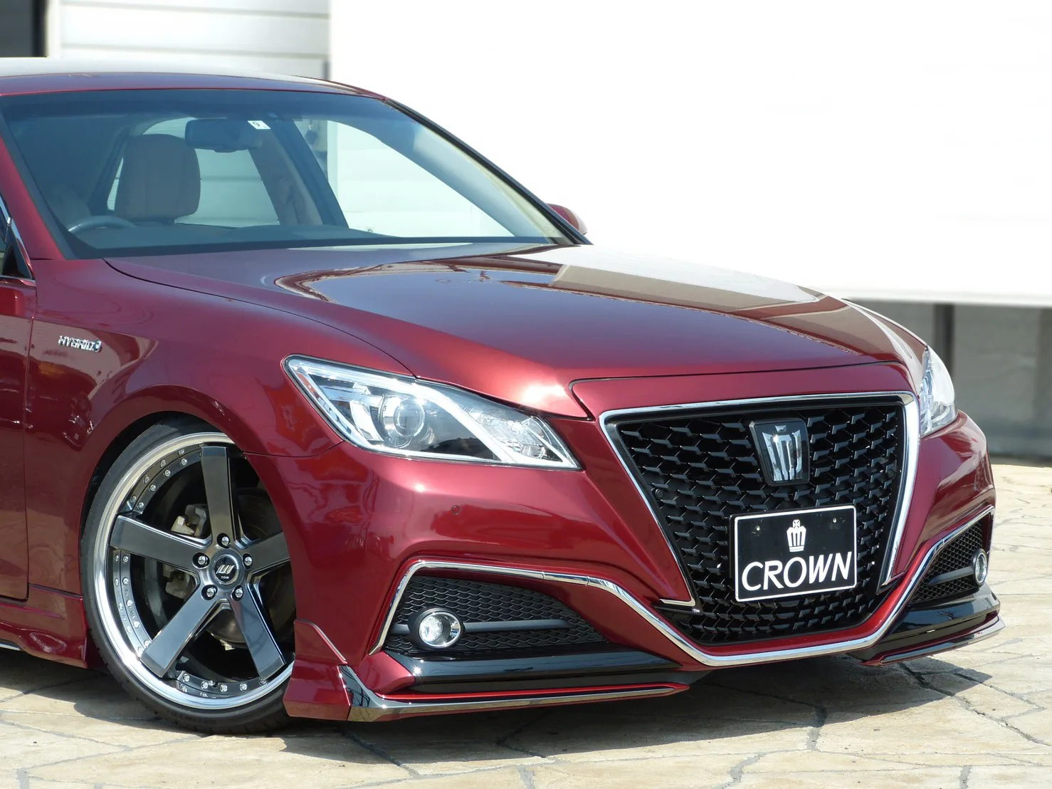 Work Back Label Zeast BST2 on Toyota Crown S210, photo 2
