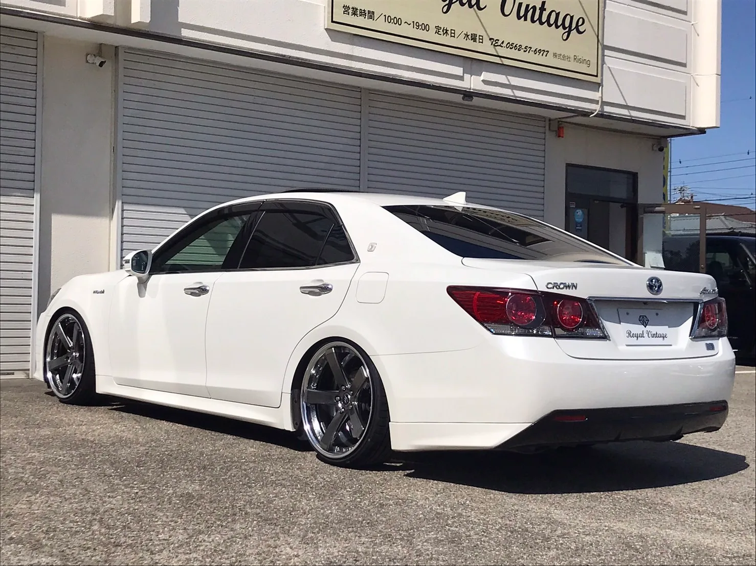 Work Back Label Zeast BST2 on Toyota Crown S210, photo 8