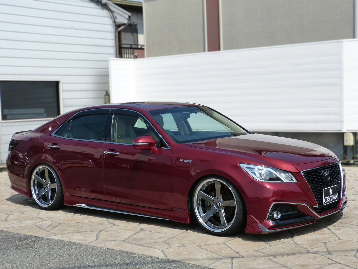 Work Back Label Zeast BST2 on Toyota Crown S210, photo 4