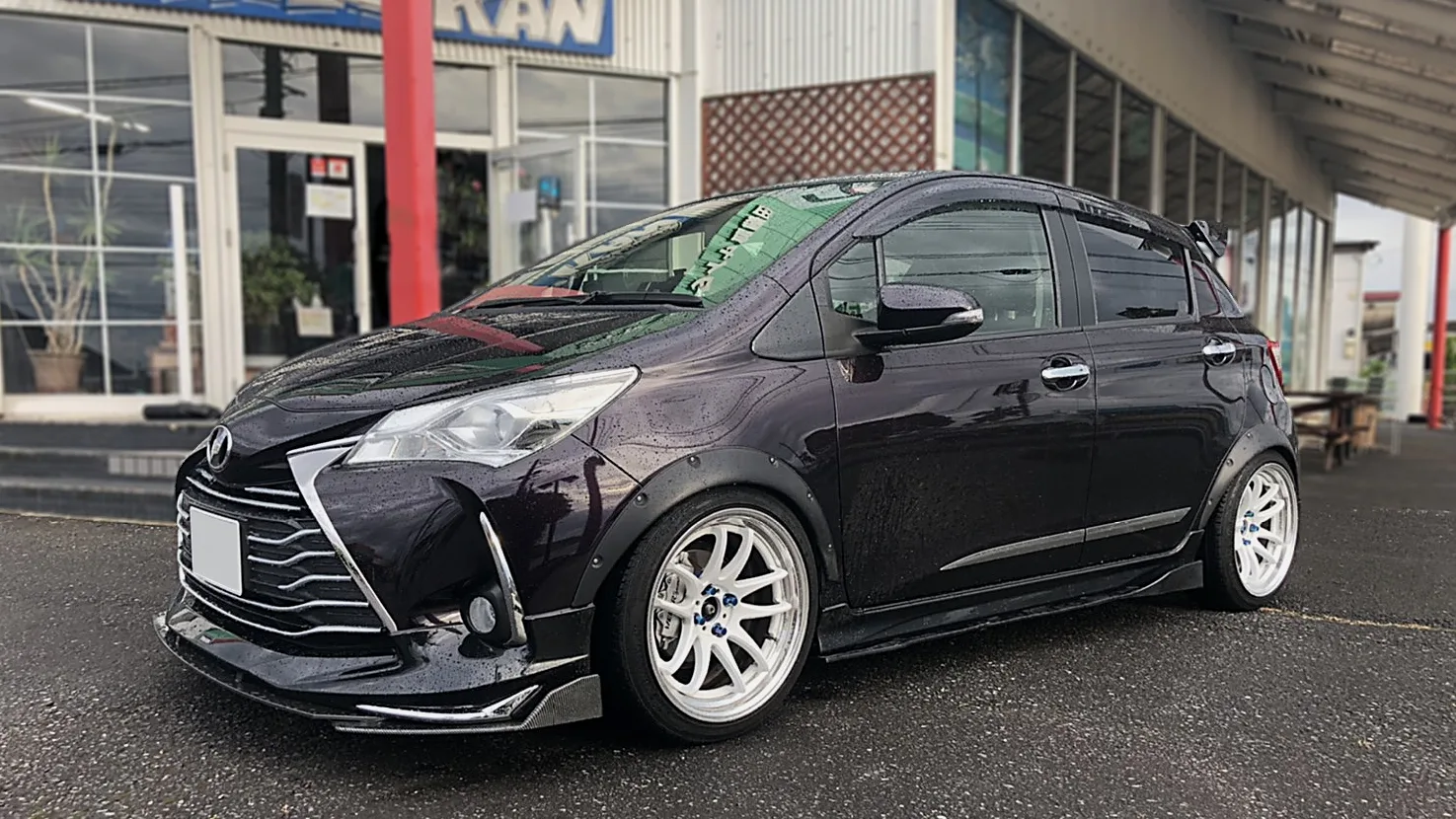 Work EMOTION CR 2p on Toyota Yaris XP130, photo 2