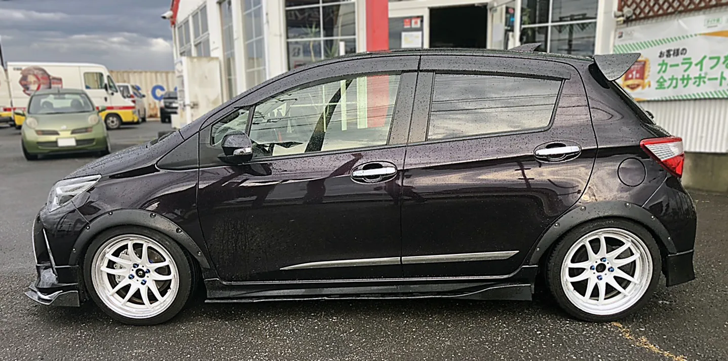 Work EMOTION CR 2p on Toyota Yaris XP130