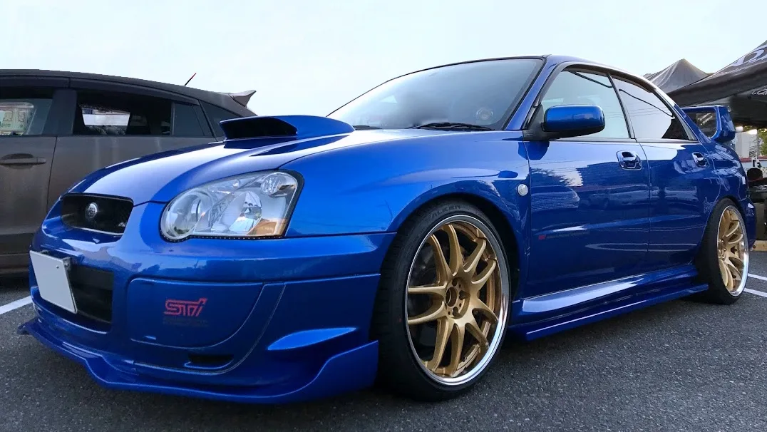 Work EMOTION CR 2p on Subaru Impreza GD/GG.1