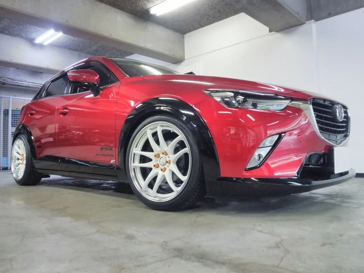 Work EMOTION CR 2p on Mazda CX-3 DK