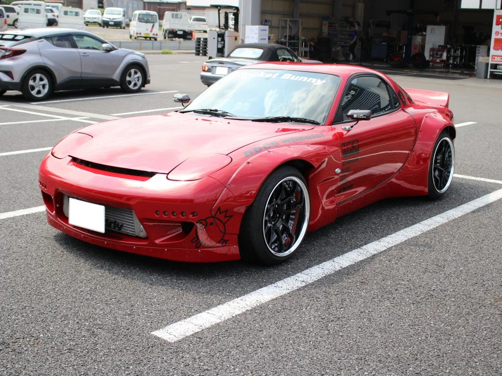 Work EMOTION CR 3p on Mazda RX-7 FD.1, photo 2