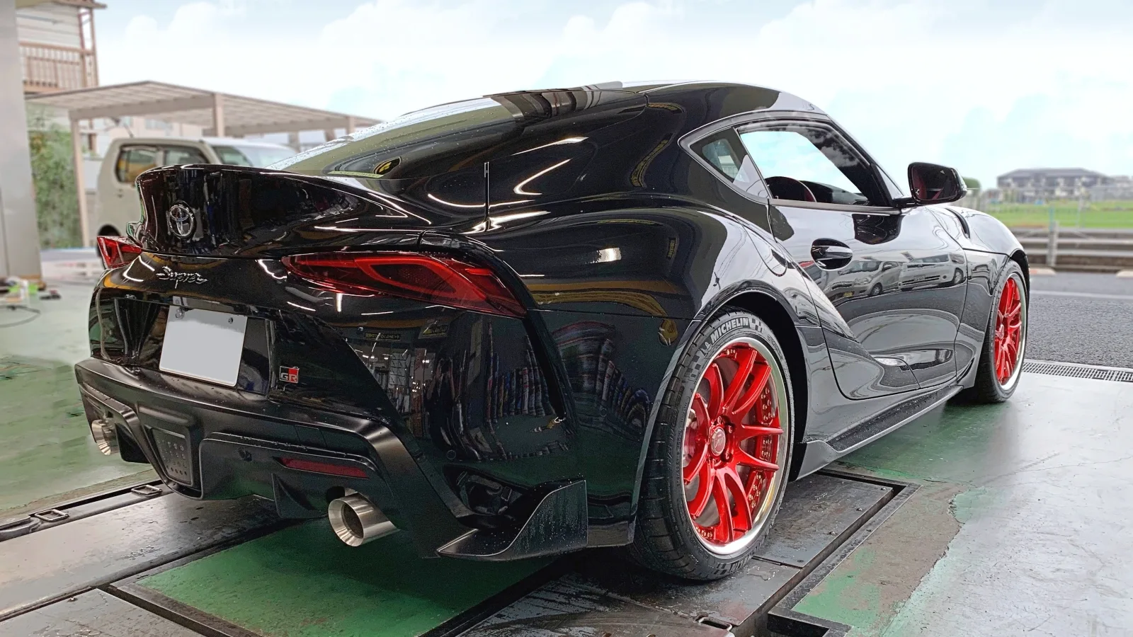 Work EMOTION CR 3p on Toyota Supra A90