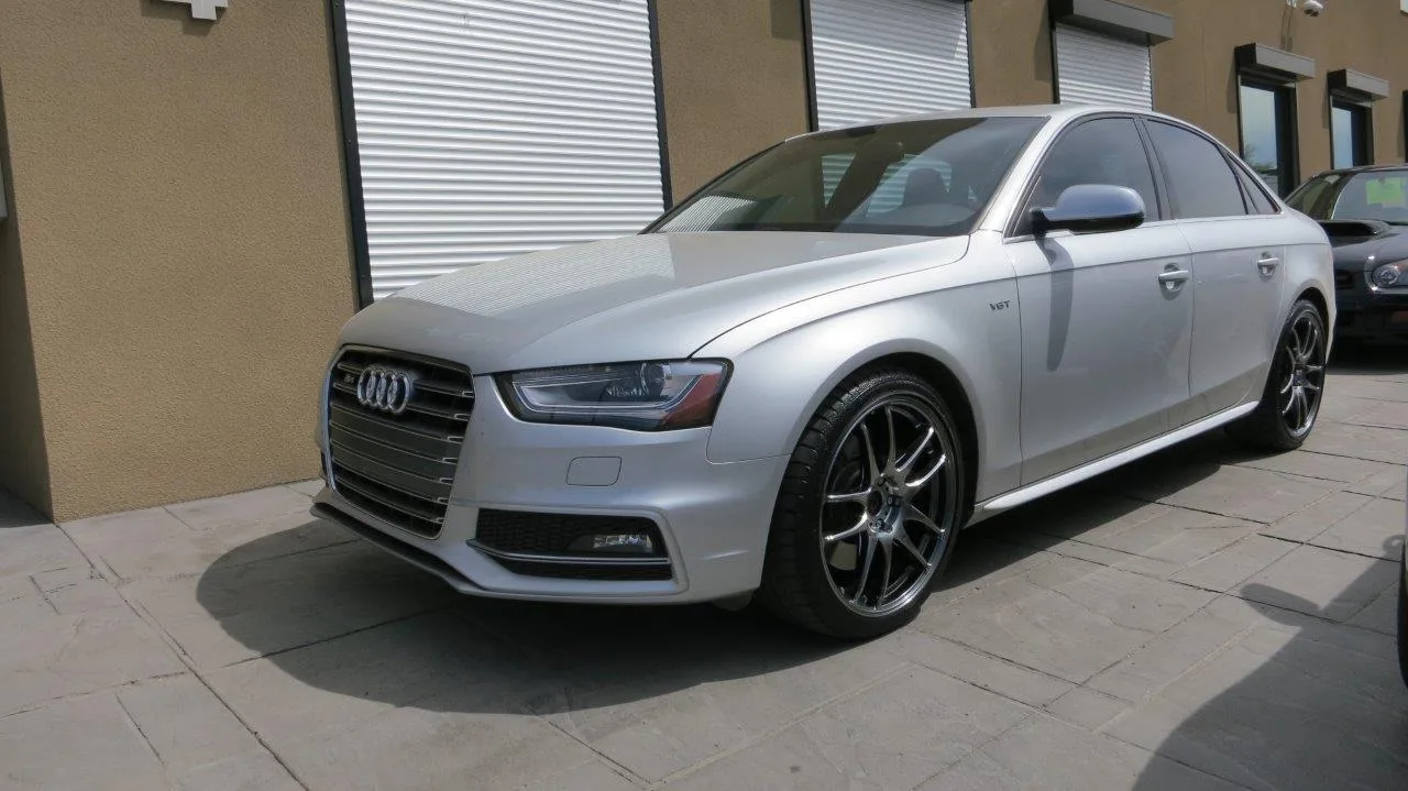 Work Emotion CR Kiwami on Audi RS 4 B8.2
