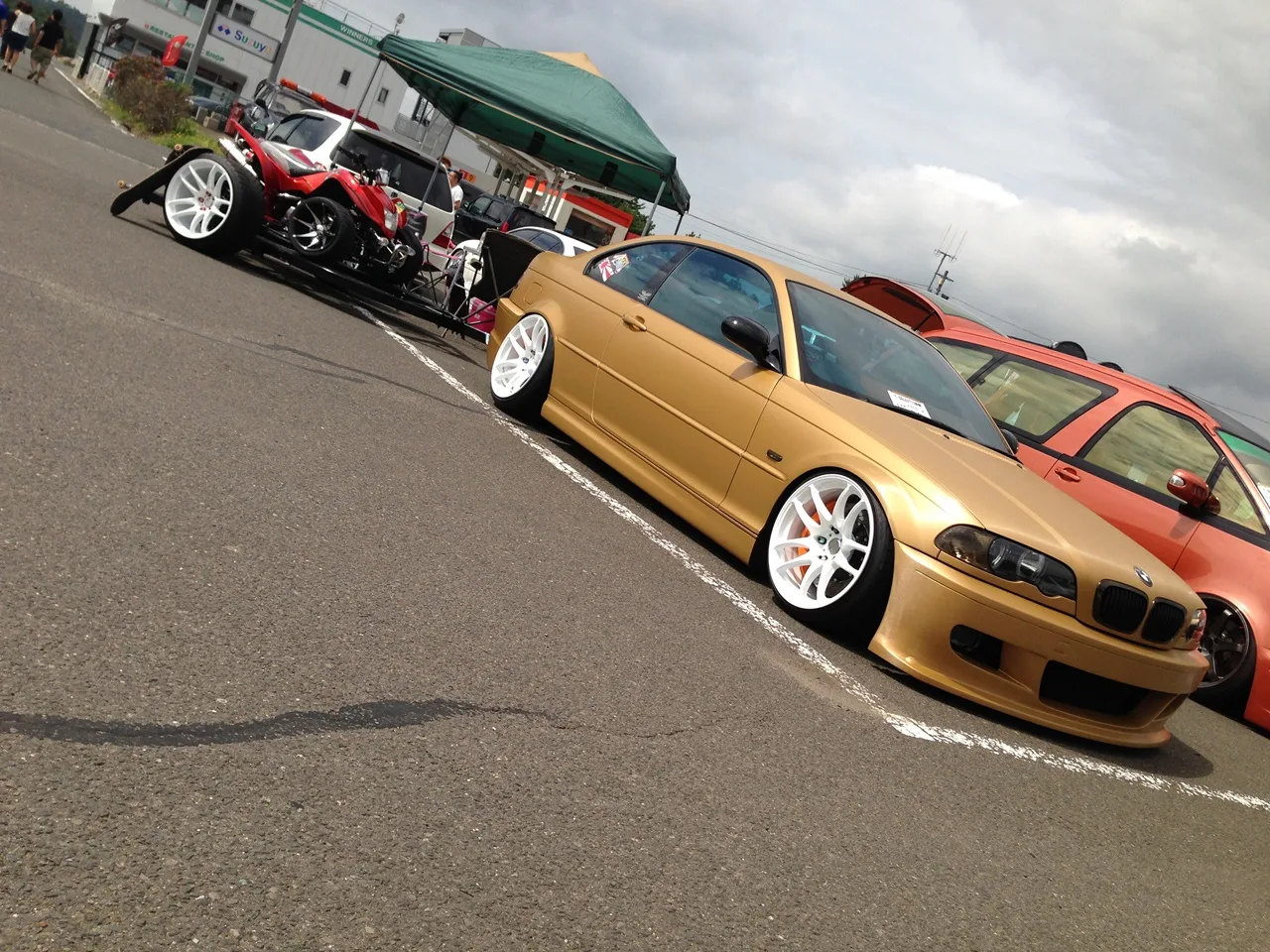 Work EMOTION CR極 on BMW 3 Series E46.1