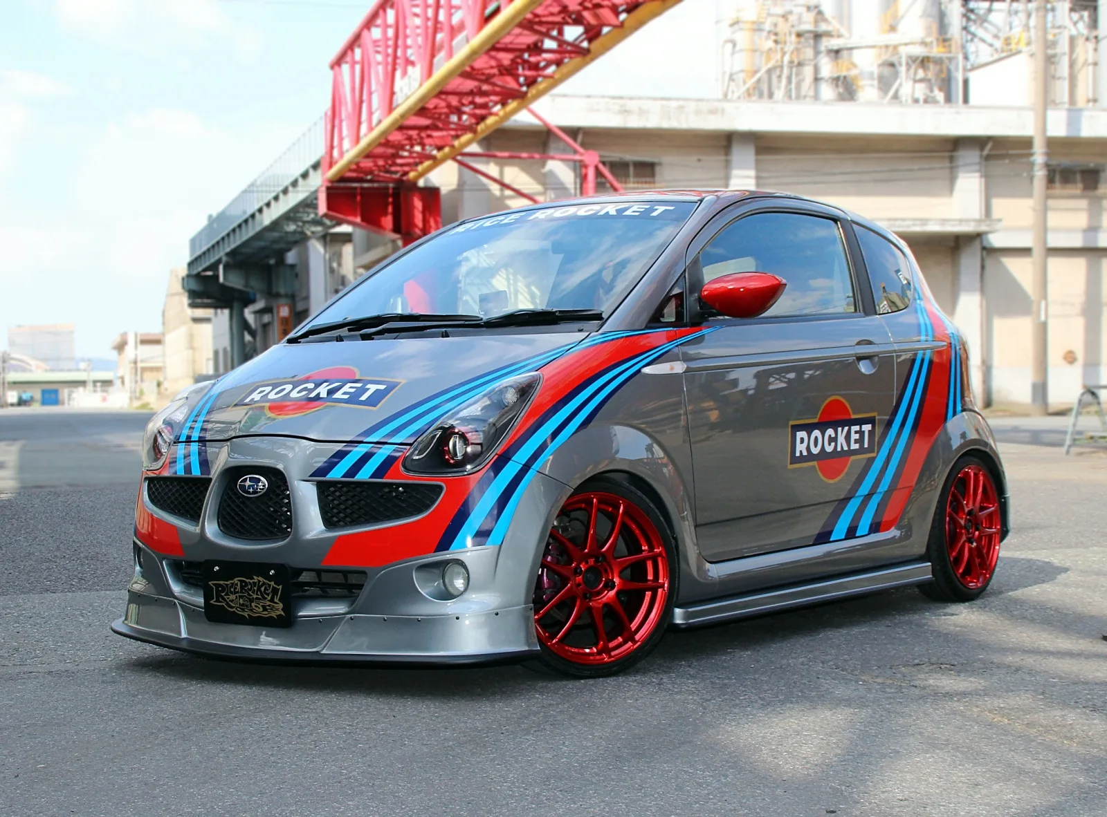 Work EMOTION CR極 on Subaru R1 RJ1/RJ2