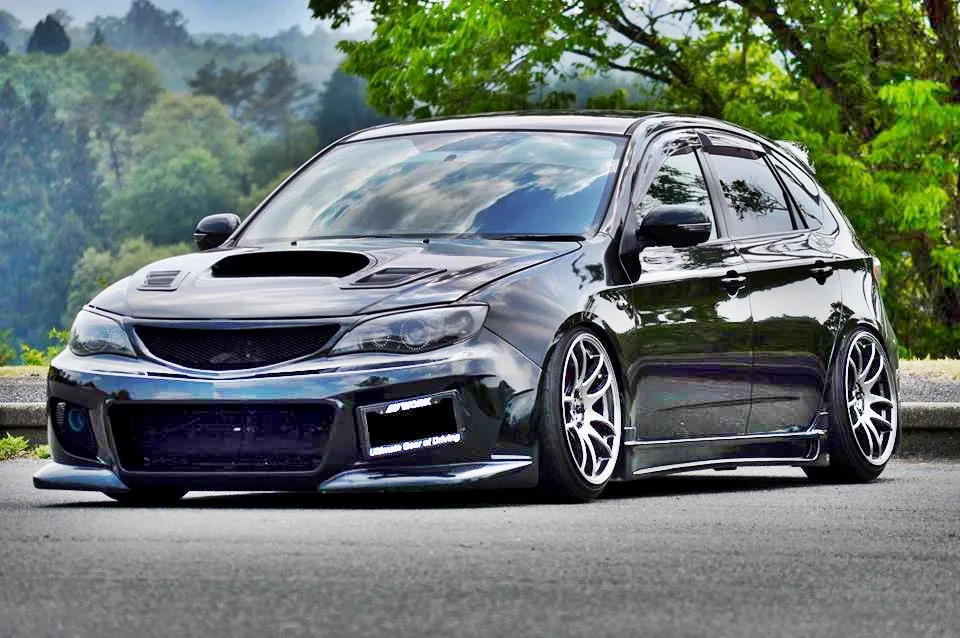 Work EMOTION CR極 on Subaru WRX GR/GV.1