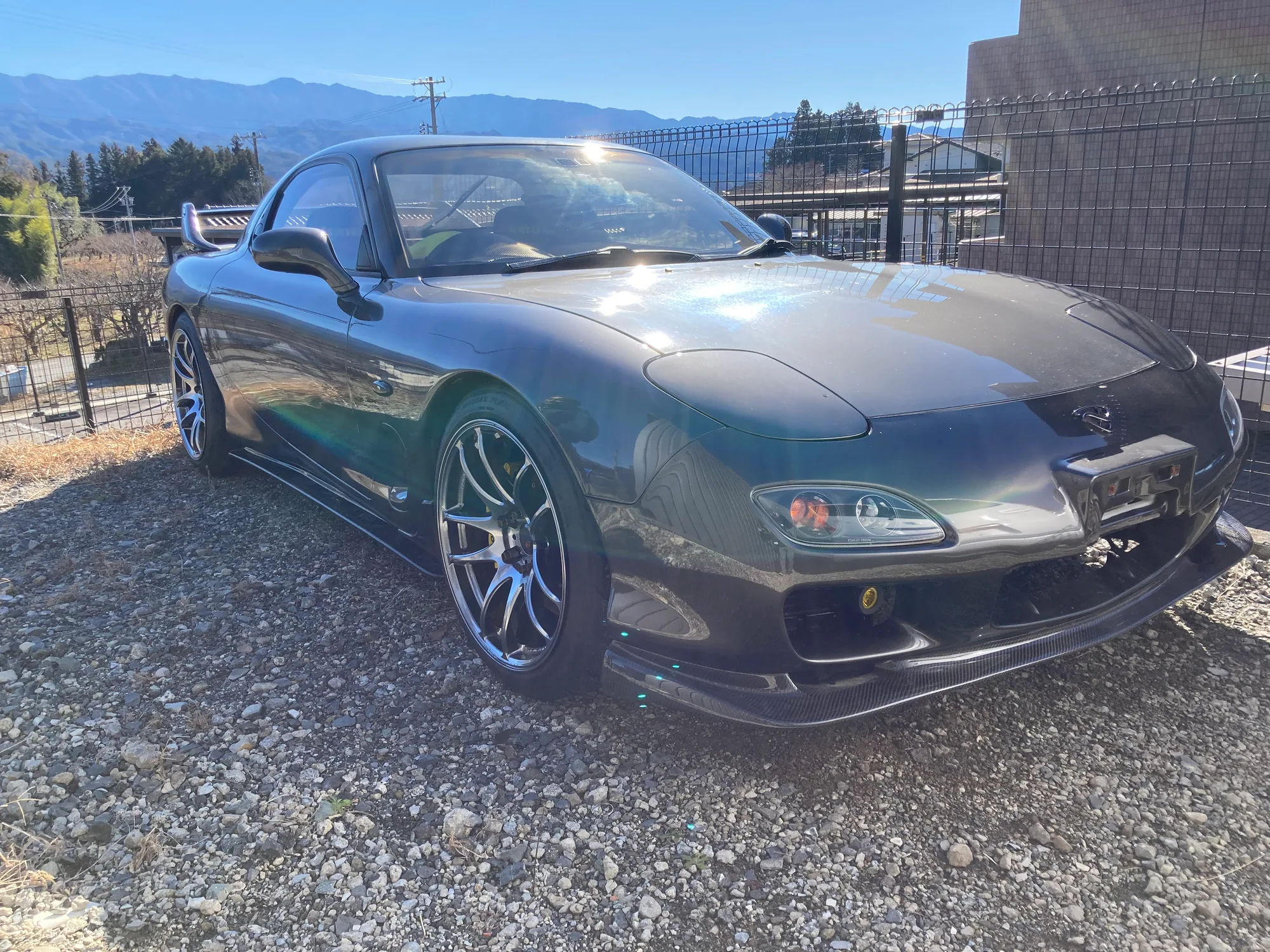 Work EMOTION CR極 on Mazda RX-7 FD.1, photo 2
