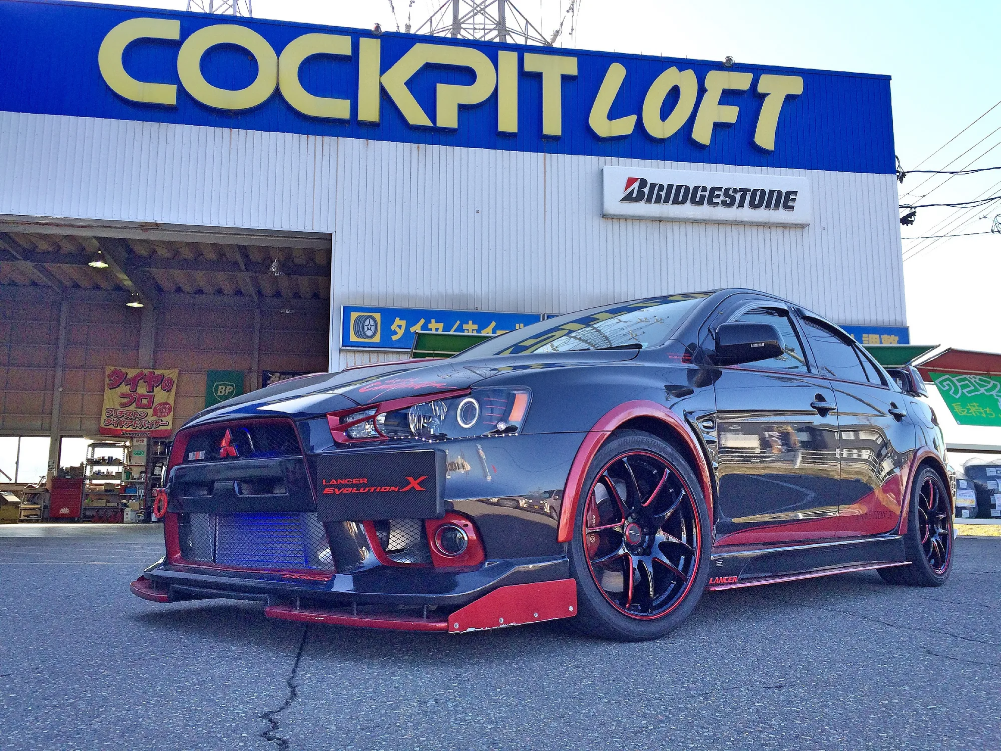 Work EMOTION CR極 on Mitsubishi Lancer Evolution CZ4A