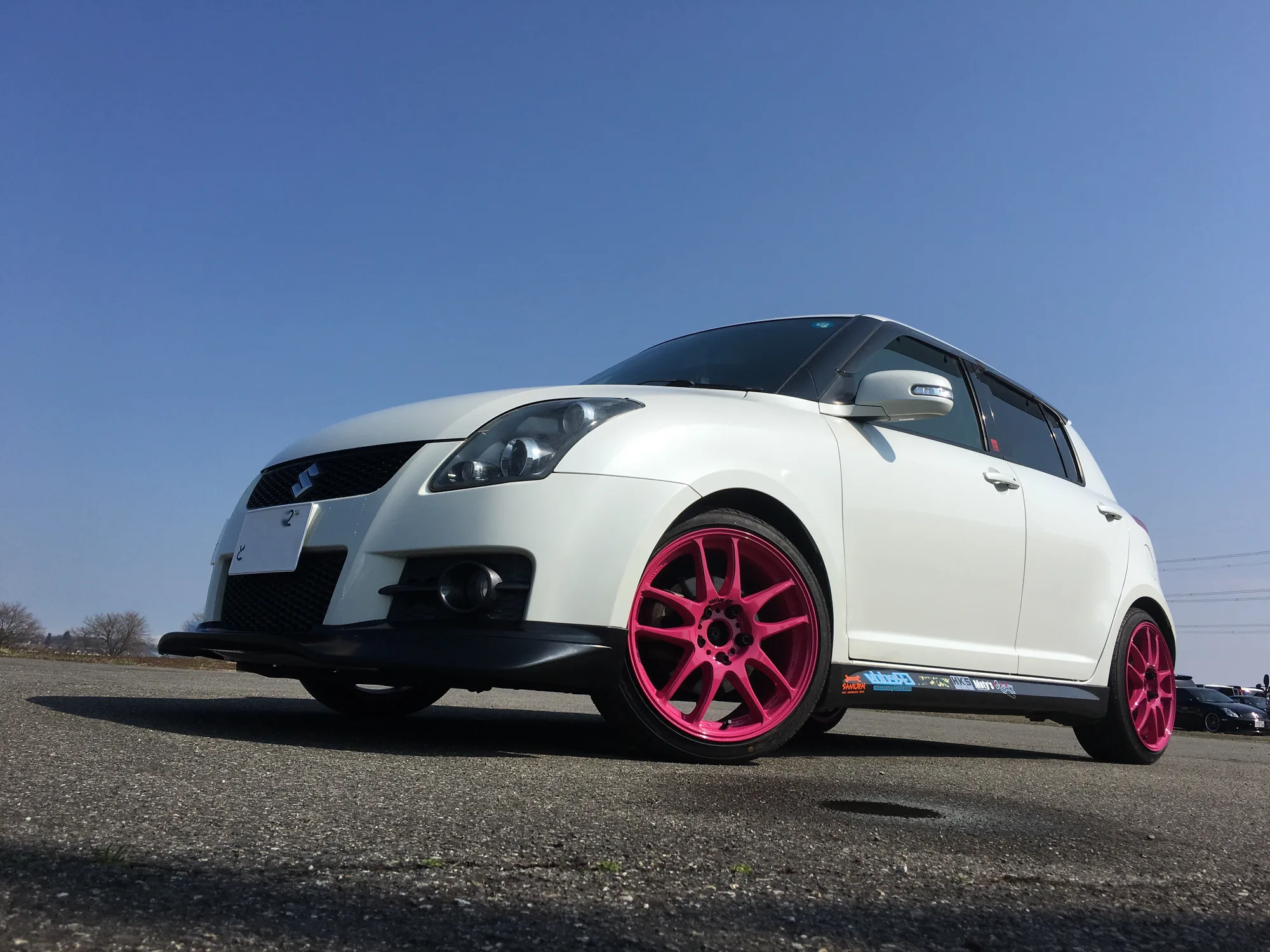 Work EMOTION CR極 on Suzuki Swift 2nd gen (ZC/ZD)