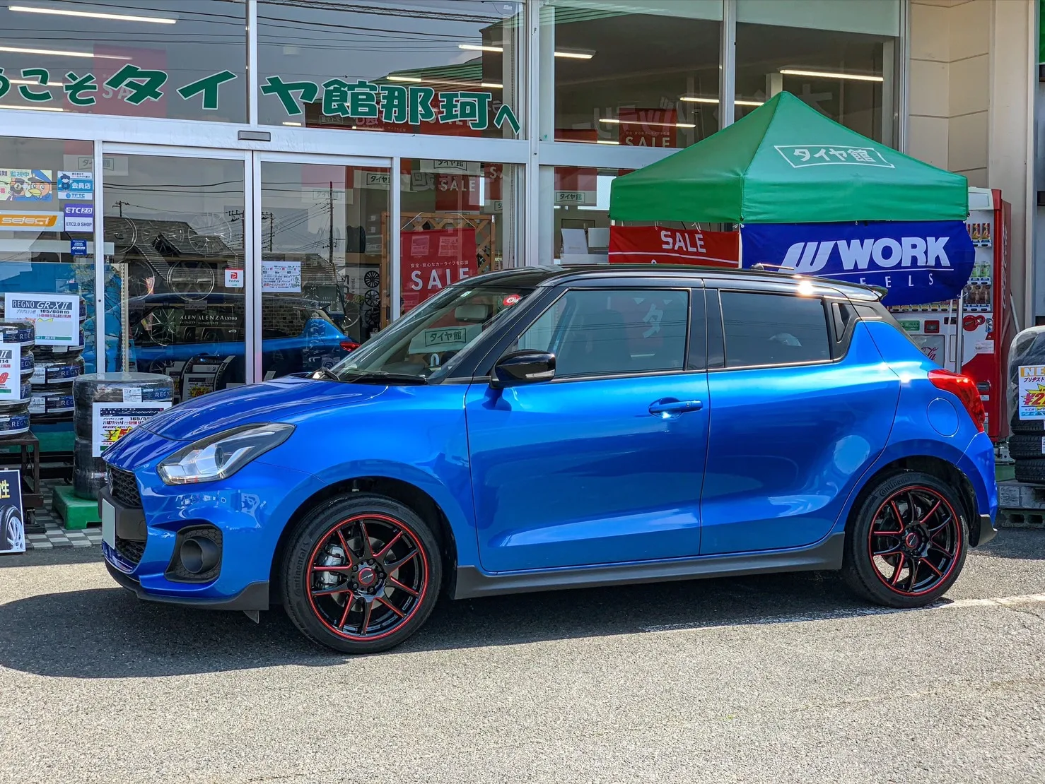 Work EMOTION CR極 on Suzuki Swift 2nd gen (ZC/ZD), photo 2