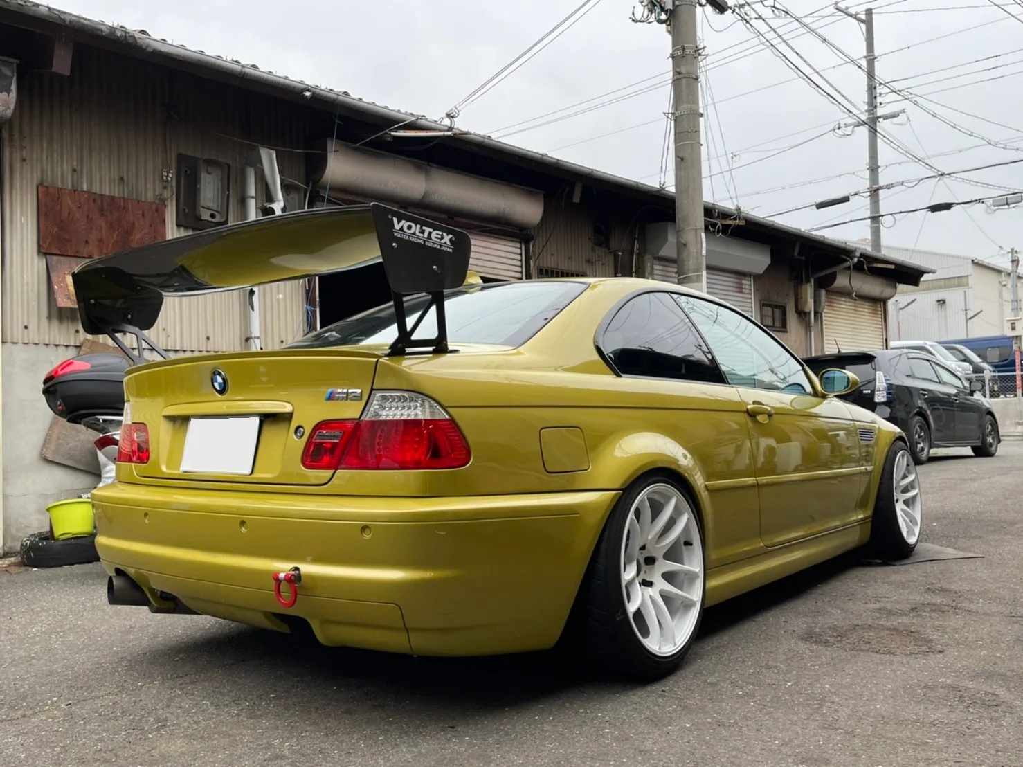 Work EMOTION CR極 on BMW M3 E46