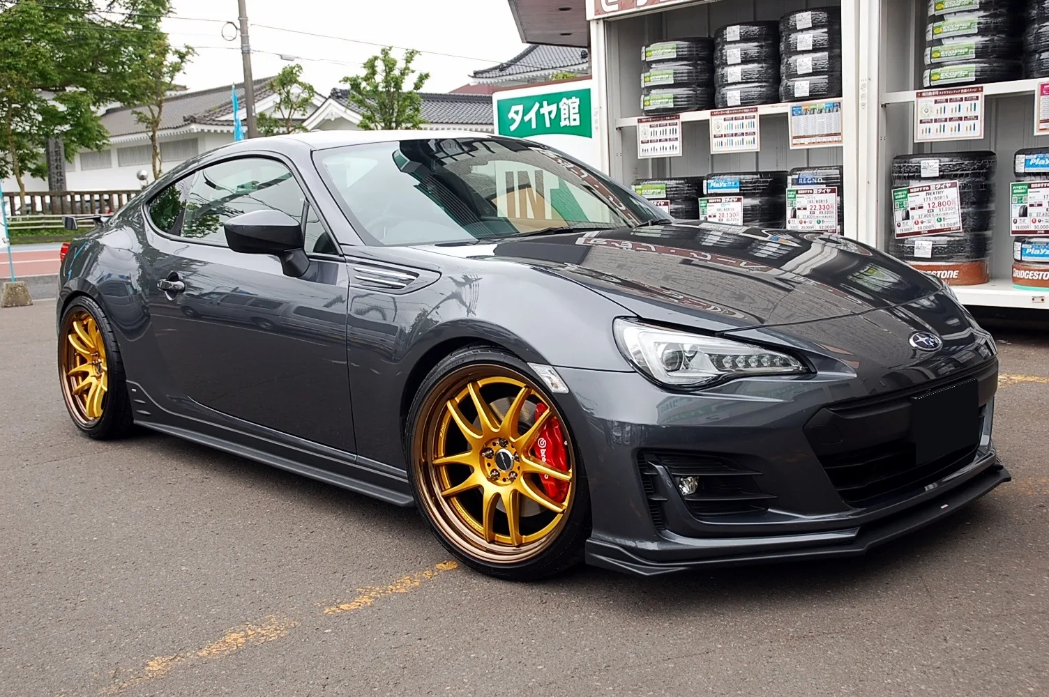 Work Emotion CR2P on Subaru BRZ ZC6.1