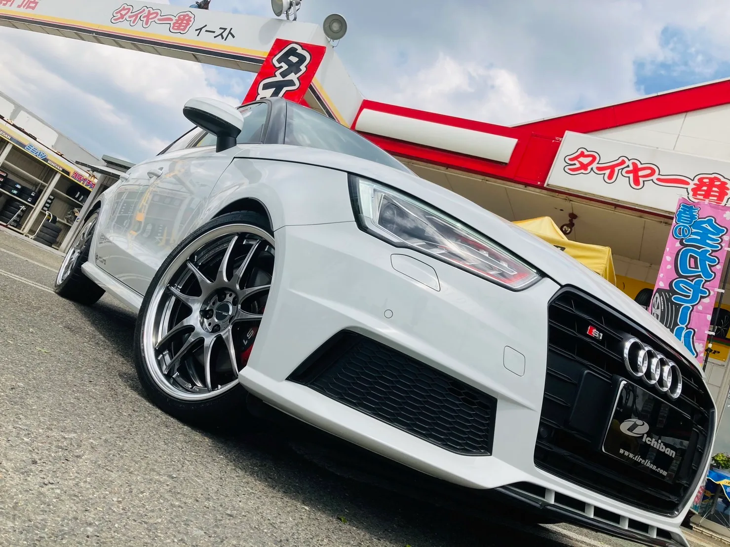 Work Emotion CR2P on Audi S1 8X.1