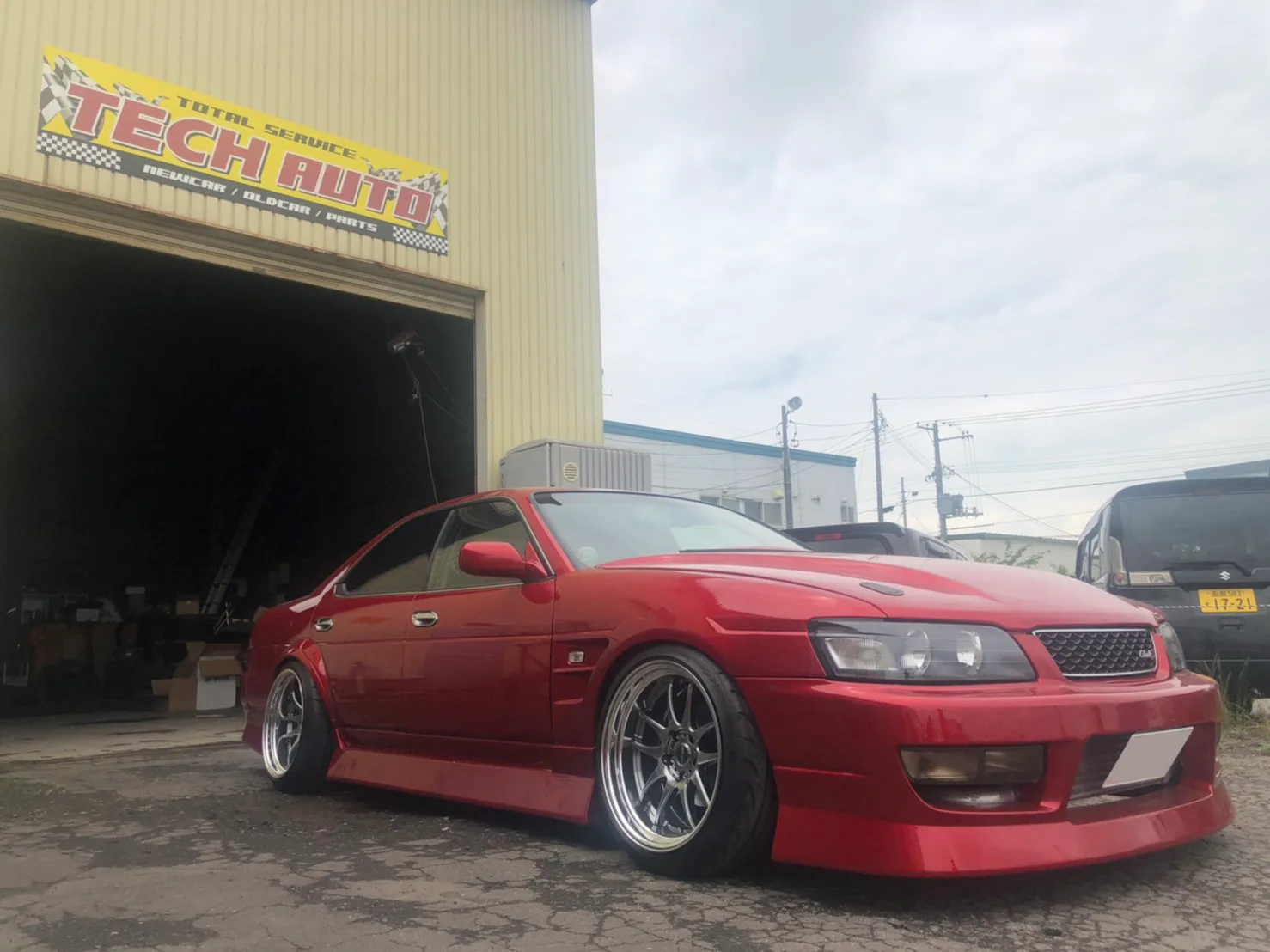 Work Emotion CR2P on Nissan Laurel C34