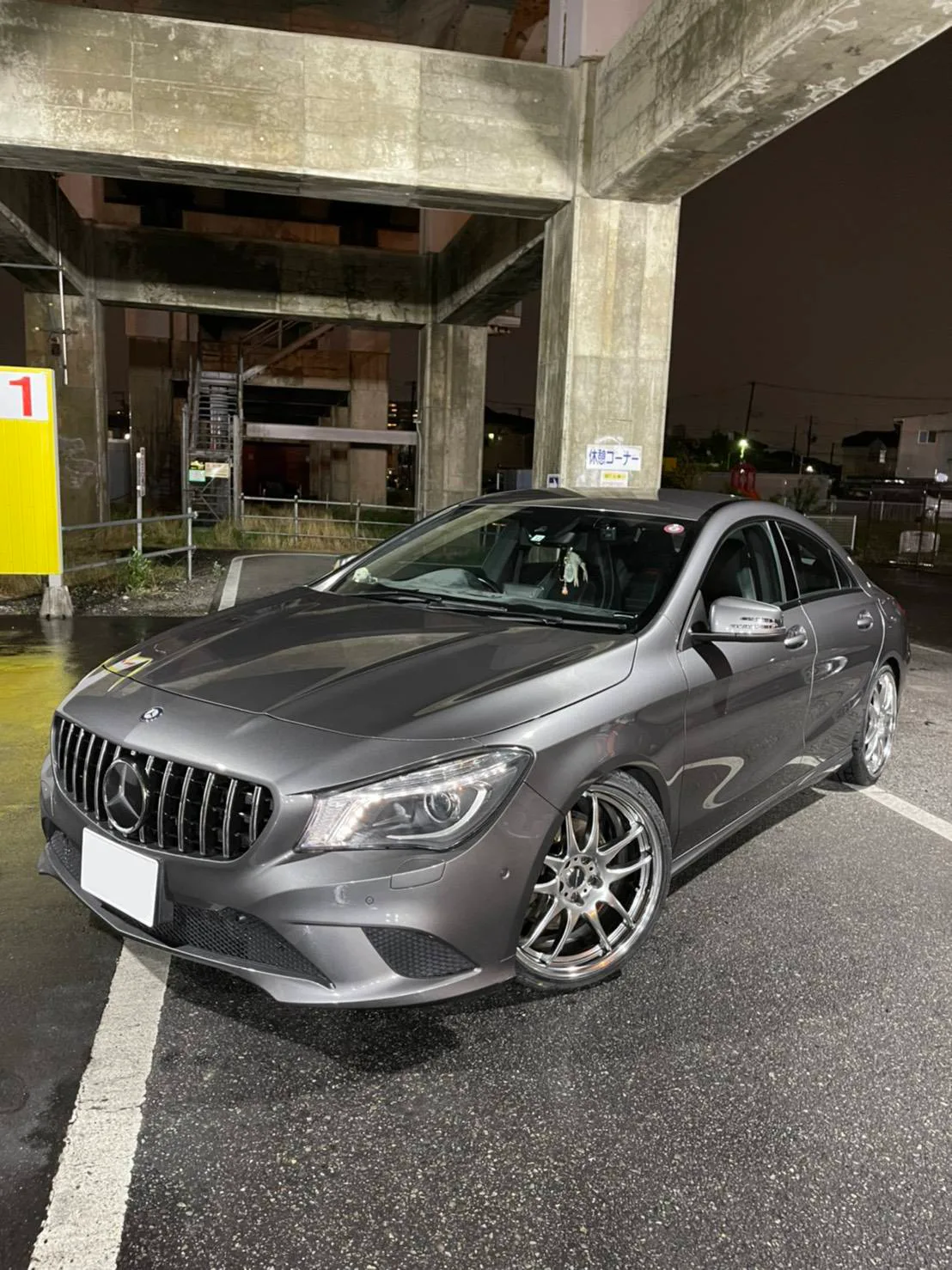 Work Emotion CR2P on Mercedes-Benz CLA C117.1