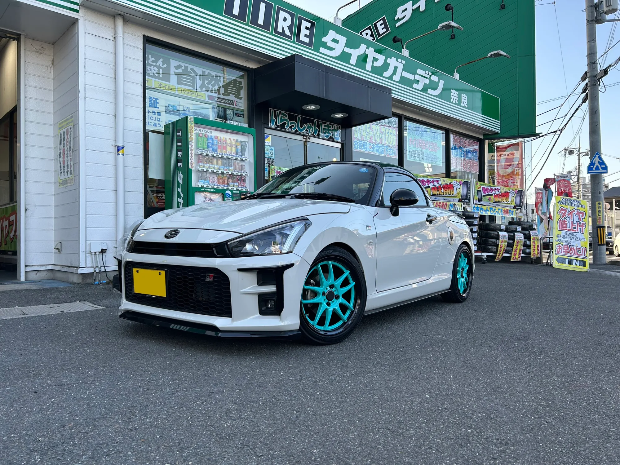 Work Emotion CR2P on Toyota Copen LA400