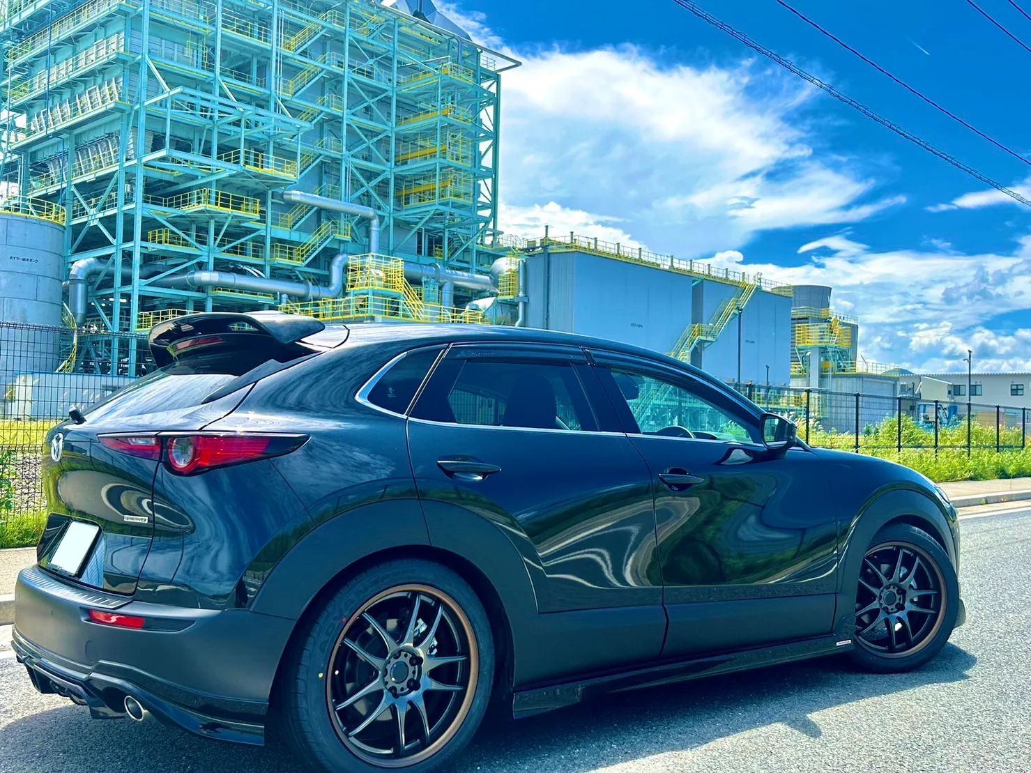 Work Emotion CR2P on Mazda CX-30 DM