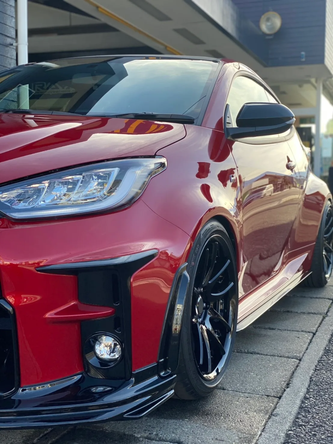 Work Emotion CR3P on Toyota Yaris XP210, photo 4