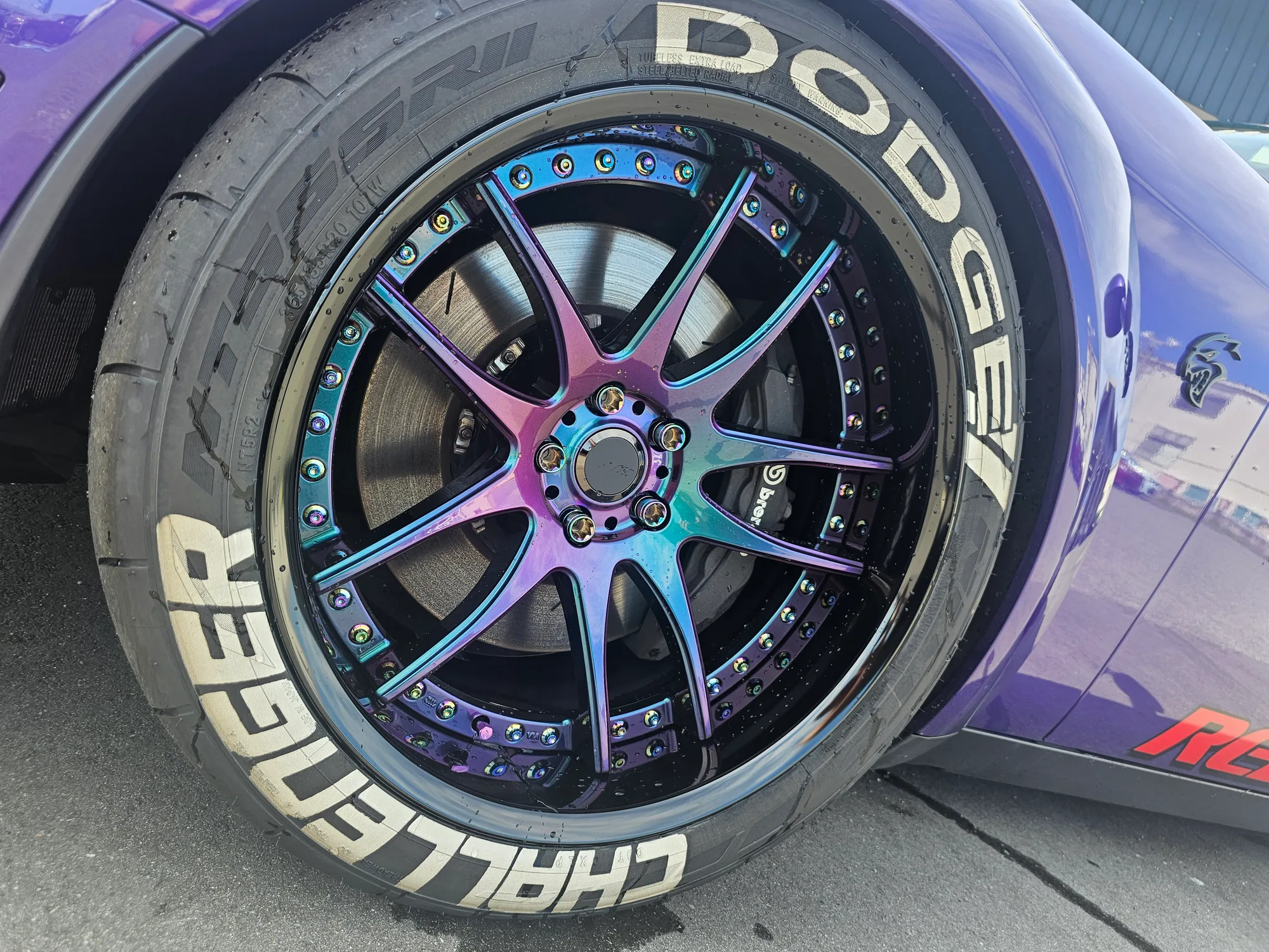 Work Emotion CR3P on Dodge Challenger LC (3rd gen), photo 2