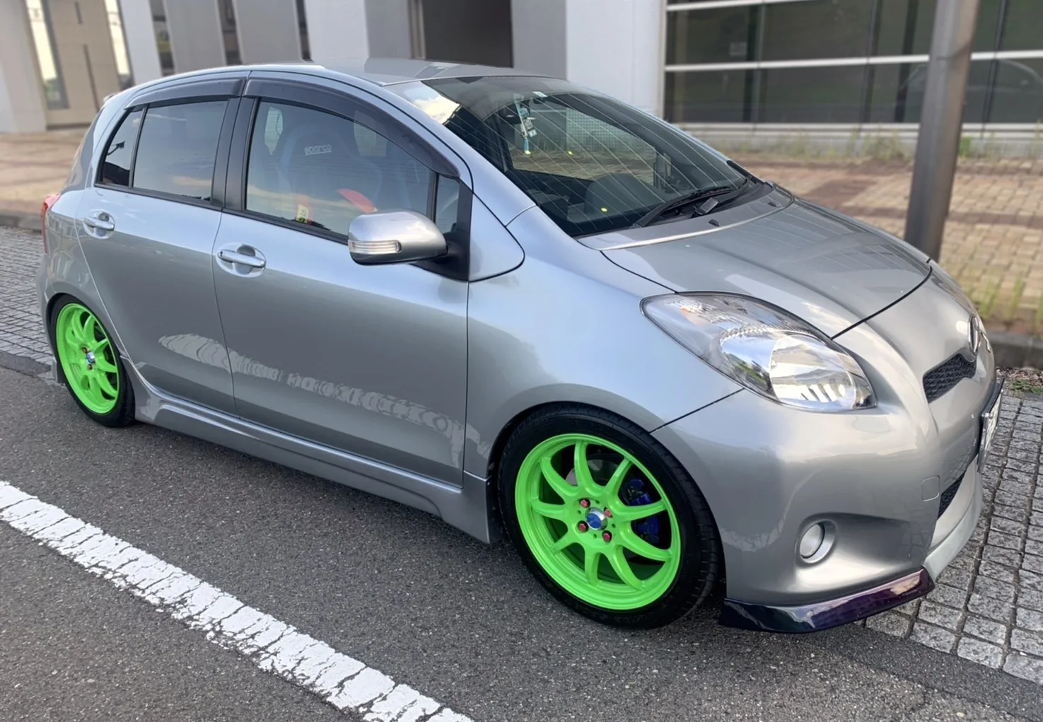 Work Emotion D9R on Toyota Yaris XP90