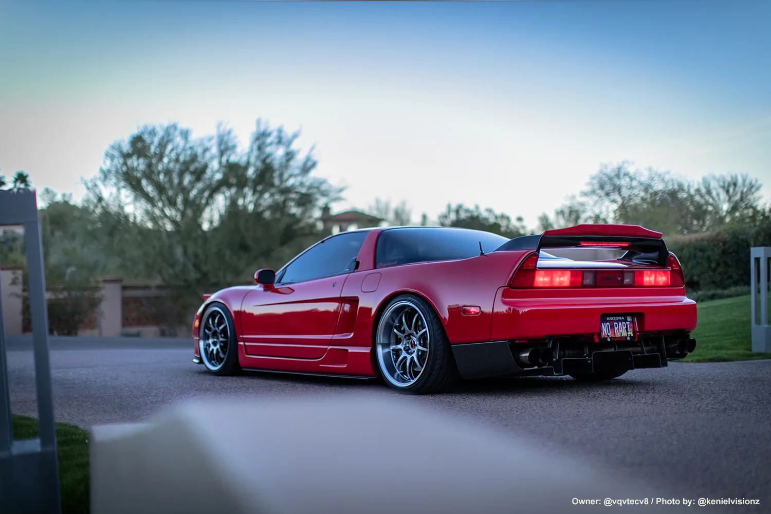 Work Emotion D9R on Acura NSX I (NA1)