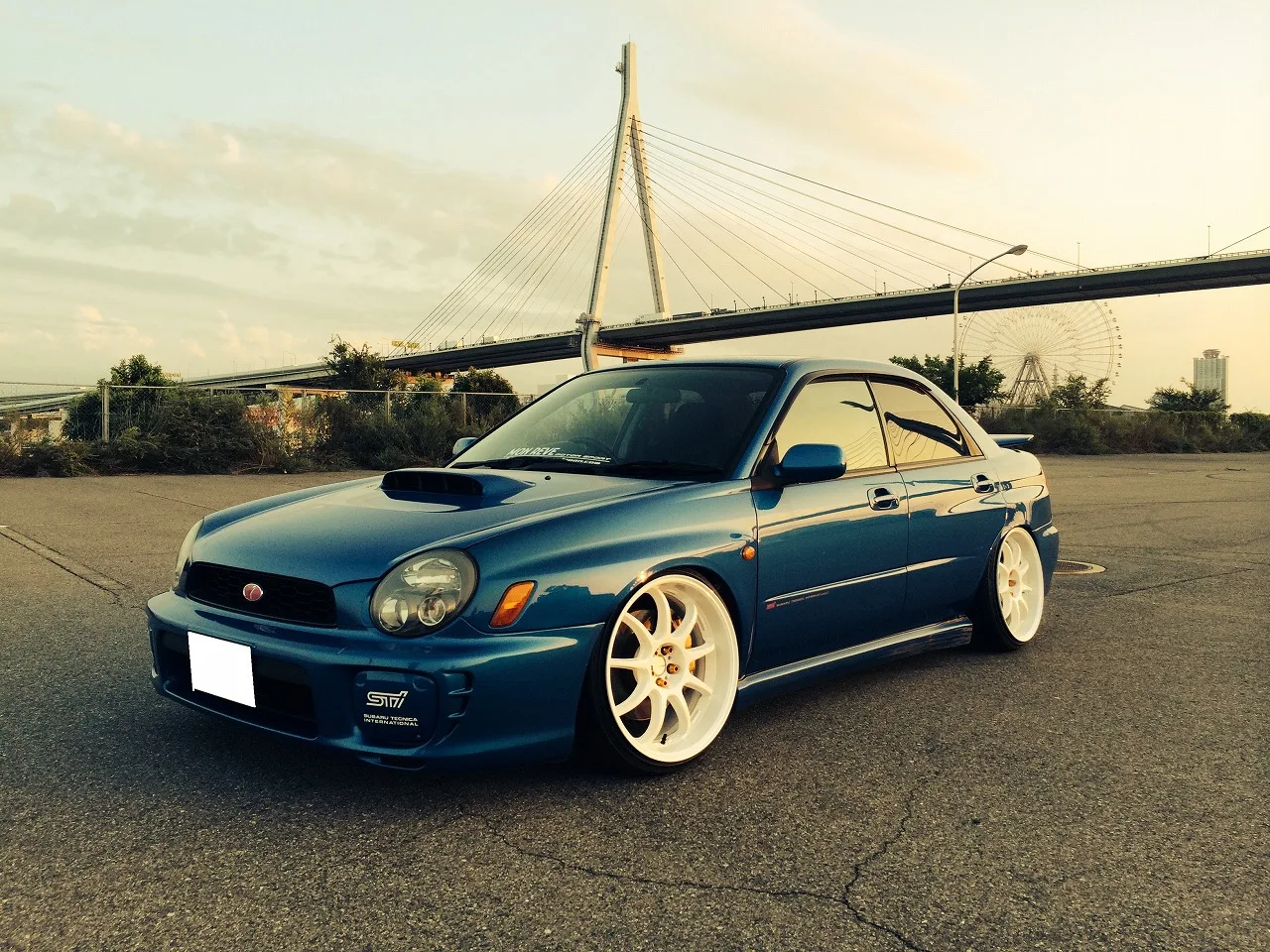 Work Emotion D9R on Subaru Impreza GD/GG.1