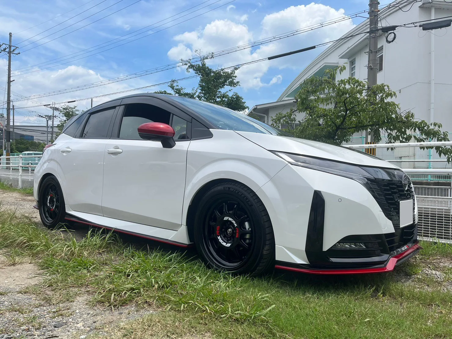 Work Emotion RS11 on Nissan Aura E13