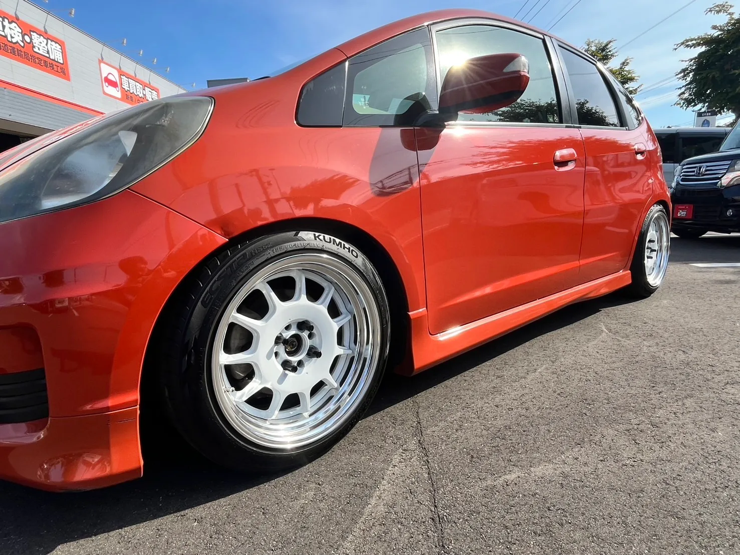 Work Emotion RS11 on Honda Fit 2nd gen (GE)