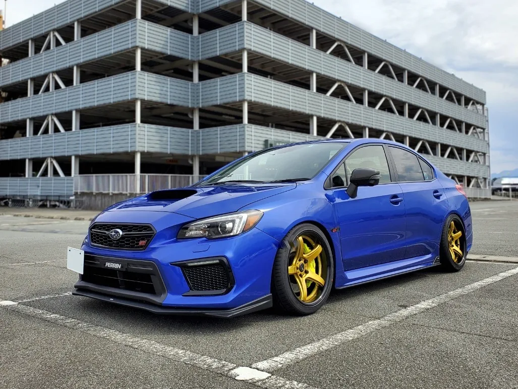 Work Emotion T5R 2P on Subaru WRX VA.1